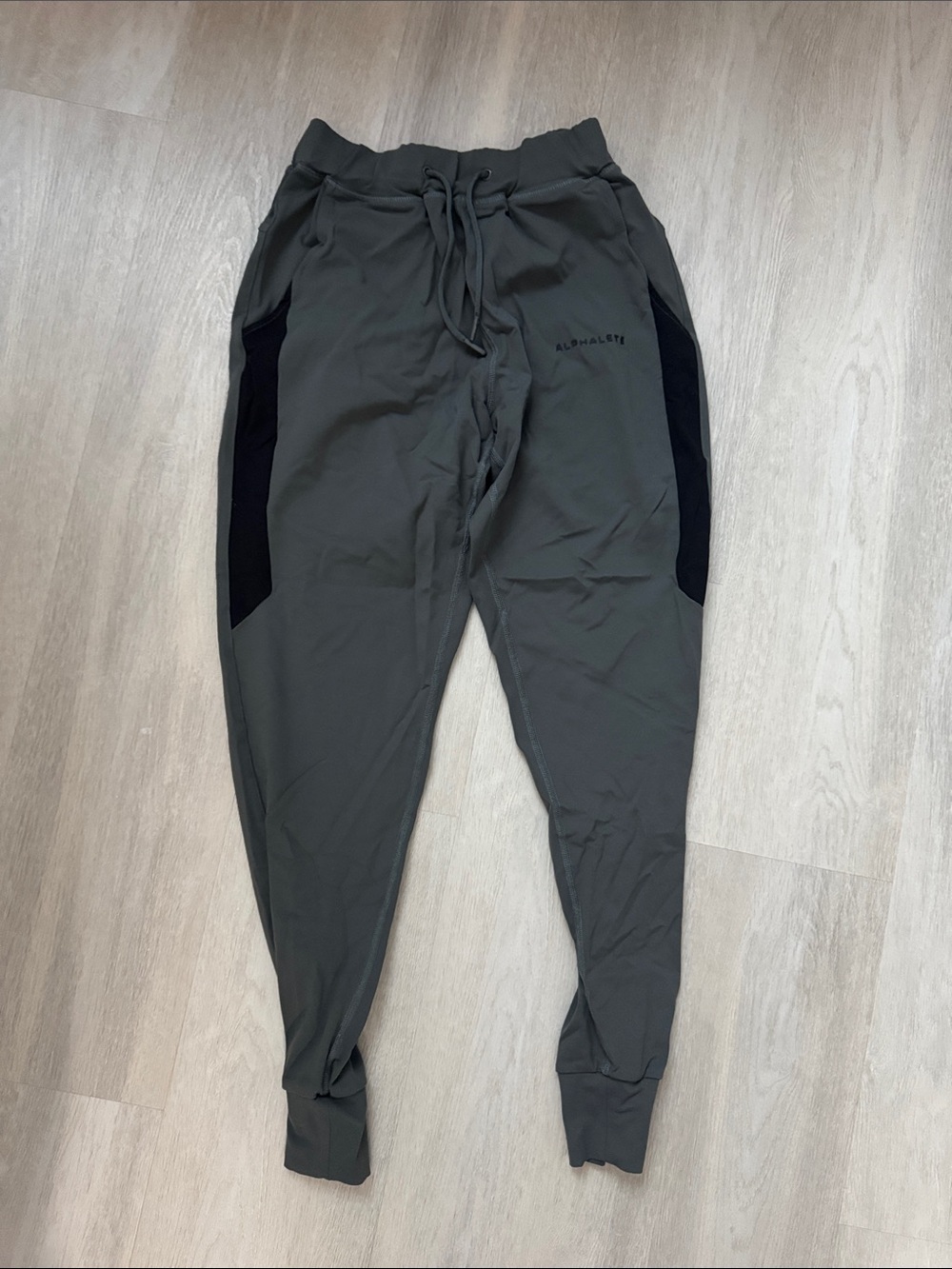 Alphalete Gray & Black Joggers